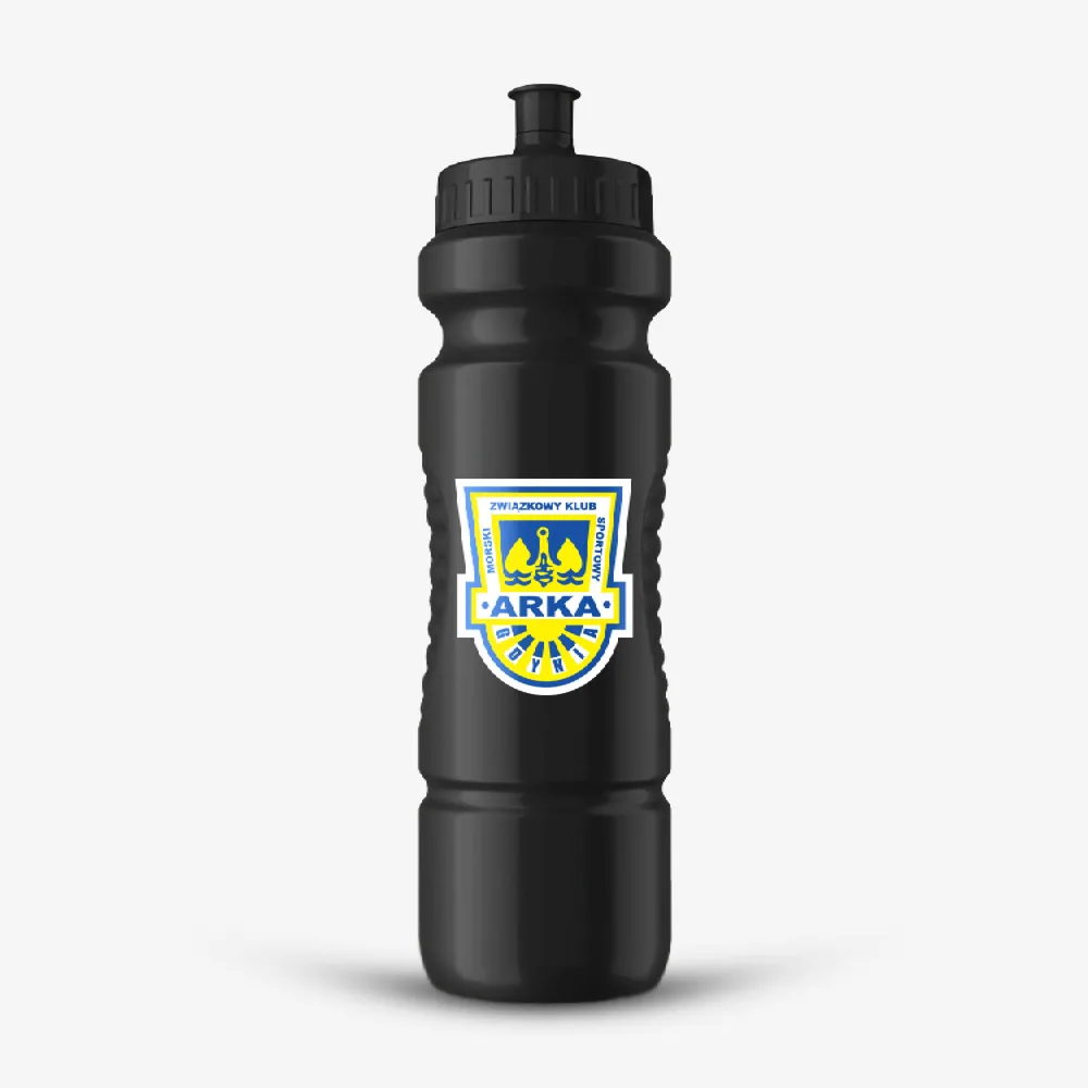 Большая бутылка для воды чёрная Arka Gdynia 900 мл