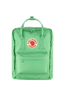 Рюкзак Fjallraven Kanken 16 л, светло-зелёный, оранжевый