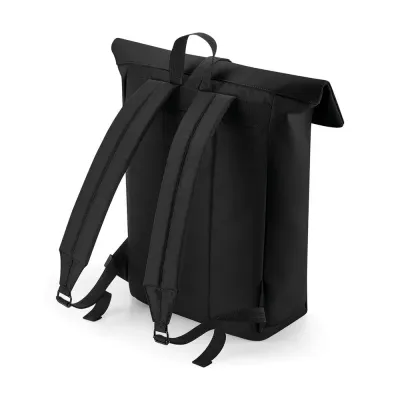 Рюкзак с рулонным клапаном Bagbase из переработанного полиэфира