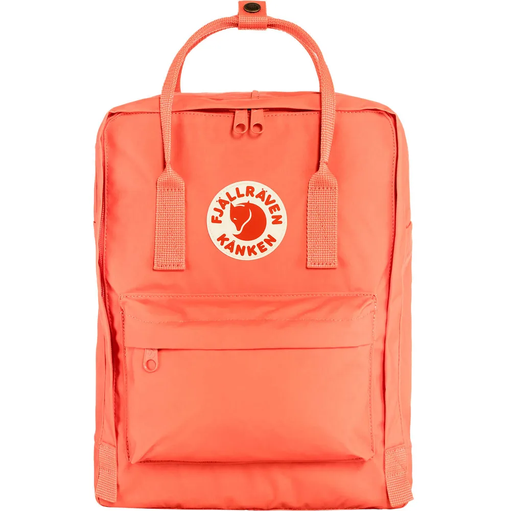 Рюкзак Fjallraven Kanken 16 л винил отделение для ноутбука 13 дюймов, 16 l, Mango / 16 l, Синяя галактика