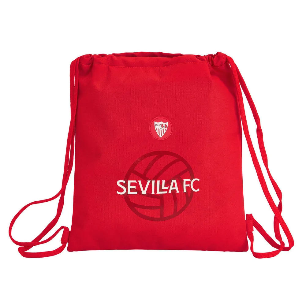 Мешок для обуви на шнурках Safta Sevilla Futbol Club красный 35 на 40 см