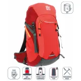 Elementerre Talca 40 л рюкзак туристический, красный, бирюзовый, 40 l, Красный / 40 l, Бирюзовый — фото 1