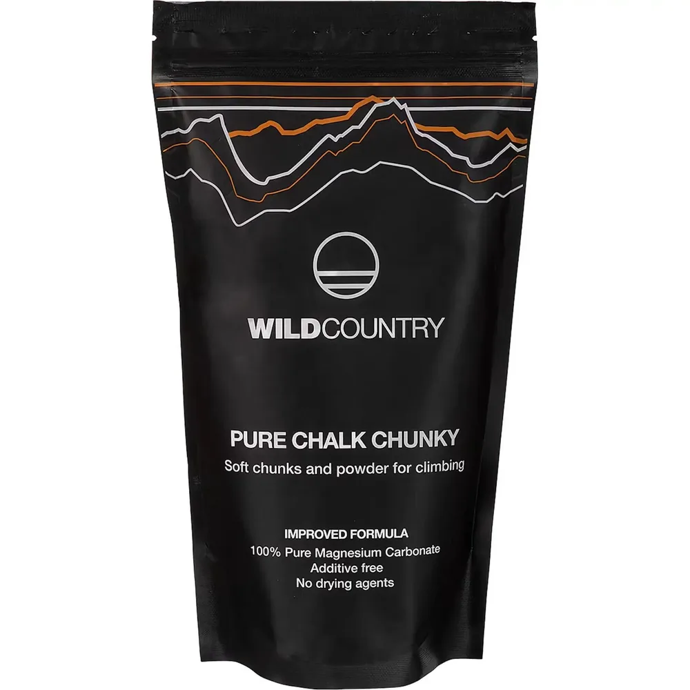 Магнезия кусковая Wild Country Pure Chuncky 350 г для скалолазания, 350 g, Белый / 26 l, Синий
