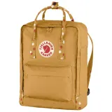 Рюкзак Fjallraven Kanken 16 л, жёлтый, коричневый, голубой небо, 16 l, Жёлтый / 16 l, Коричневый / 16 l, Голубой небо — фото 1