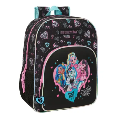 Рюкзак школьный Monster High чёрный