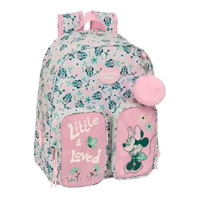 Ранец школьный Disney Minnie Mouse Minty розовый 28 на 34 на 10 см