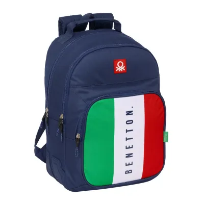 Рюкзак школьный Benetton Flag тёмно-синий