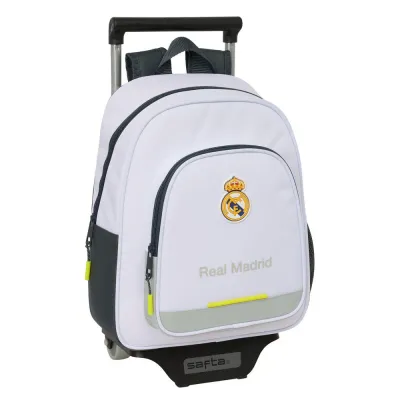 Ранец школьный Real Madrid белый 28х34х10 см