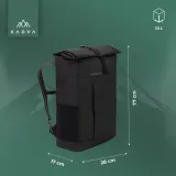 Рюкзак городской Kadva Companion 20 л, 20 l, Чёрный / 20 l, Зелёный — фото 2