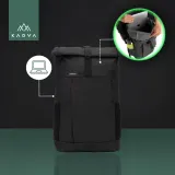 Рюкзак городской Kadva Companion 20 л, 20 l, Чёрный / 20 l, Зелёный — фото 3