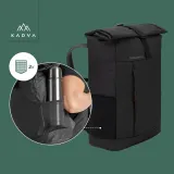 Рюкзак городской Kadva Companion 20 л, 20 l, Чёрный / 20 l, Зелёный — фото 5