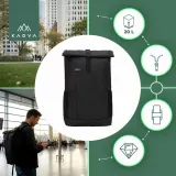 Рюкзак городской Kadva Companion 20 л, 20 l, Чёрный / 20 l, Зелёный — фото 6