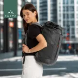Рюкзак городской Kadva Companion 20 л, 20 l, Чёрный / 20 l, Зелёный — фото 7