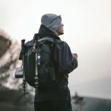Рюкзак туристический Naturehike Helium 30+5 л роллтоп, 30 l, Чёрный / 30 l, Ochra — фото 3