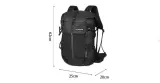 Рюкзак туристический Naturehike Helium 30+5 л роллтоп, 30 l, Чёрный / 30 l, Ochra — фото 4