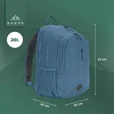 Рюкзак туристический Kadva Concise 20 л, синяя галактика — фото 2