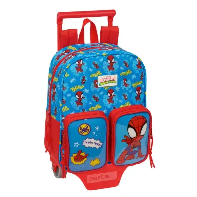 Рюкзак школьный Spider-Man синий с красным