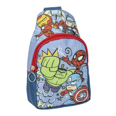 Сумочка детская Marvel The Avengers синяя 13х23х7 см