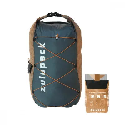Сумка-рюкзак Zulupack Packable Backpack 12 л, 12 l, Коричневый