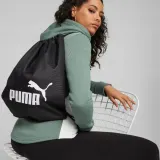 Мешок для обуви и спортивных вещей Puma Phase Gym Sack, 14L, Чёрный / 14L, Синяя галактика — фото 4