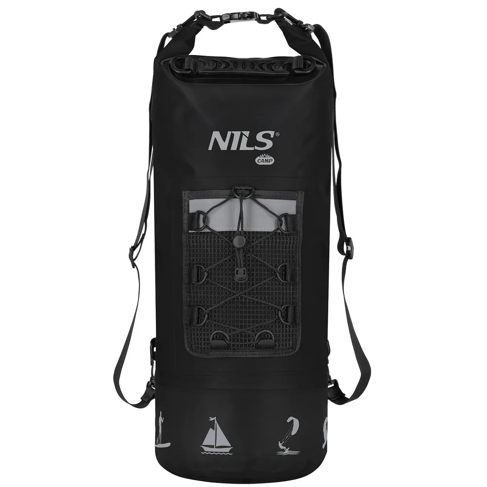 Водонепроницаемый рюкзак Nils Camp NC17108 25 л, 25 l, Чёрный / 25 l, Серый