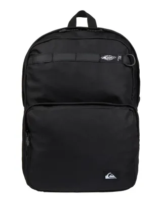 Мужской рюкзак Quiksilver Hog Back 20 л, чёрный, синяя галактика