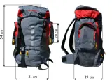 Туристический рюкзак Acamper 35 л, 35 l, Серый / 35 l, Серый (2) — фото 2