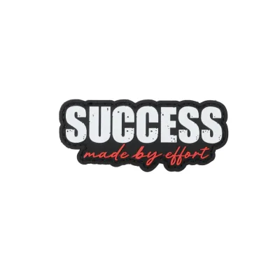 Нашивка из ПВХ на липучке Elitex Training Success Made by Effort