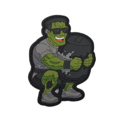 Съёмная нашивка из ПВХ на липучке Elitex Training FrankestClean