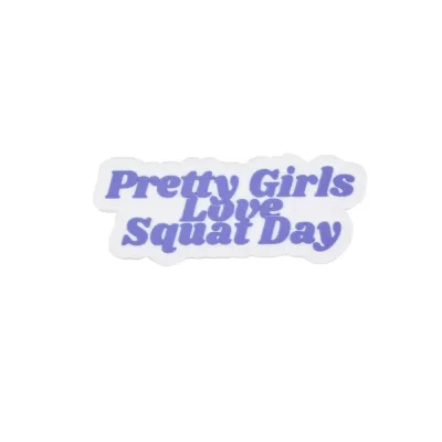 Нашивка на липучке Elitex Training Pretty Girls Love Squat Day