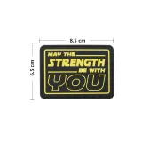 Elitex Training Нашивка ПВХ на липучке May the Strength Be with You для кросс-тренинга — фото 2