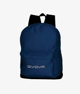 Рюкзак школьный Givova Zaino Scuola, чёрный, błękit lodowca