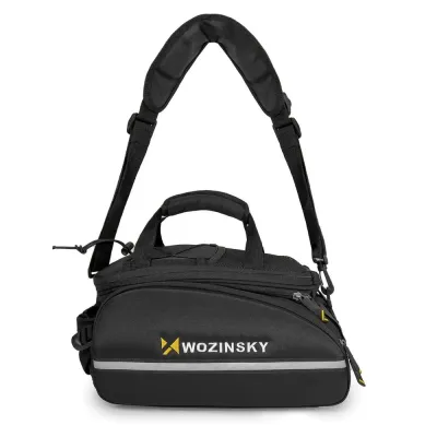 Сумка велосипедная на багажник Wozinsky WBB19BK 35 л, размер 1x