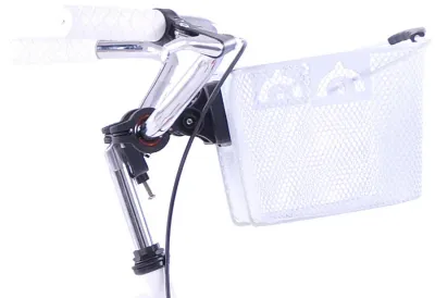 Корзина велосипедная передняя Fuzlu Bikes HT-542W на защелке klick