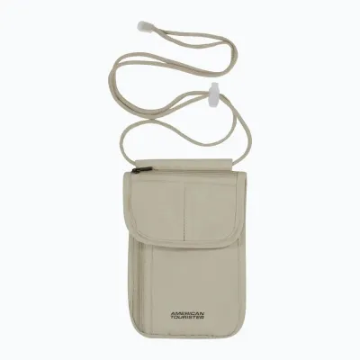 Нашейный кошелёк American Tourister RFID Security Neck, бежевый
