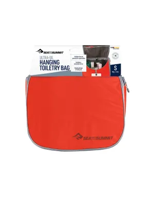 Туристическая подвесная косметичка Sea To Summit Ultra-Sil Hanging Toiletry Bag S, оранжевая