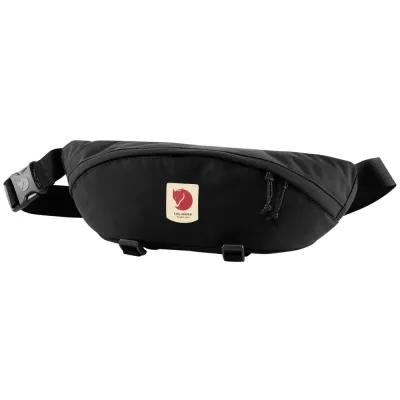 Поясная сумка Fjallraven Ulvo Hip Pack Large черная, 4 l, Чёрный