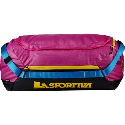 Дорожная сумка La Sportiva Nomad 40 Duffel Bag, фуксия с жёлтым