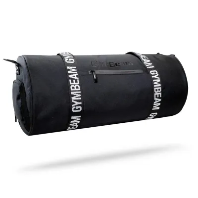 Спортивная тренировочная сумка GymBeam Barrel 30 л черная