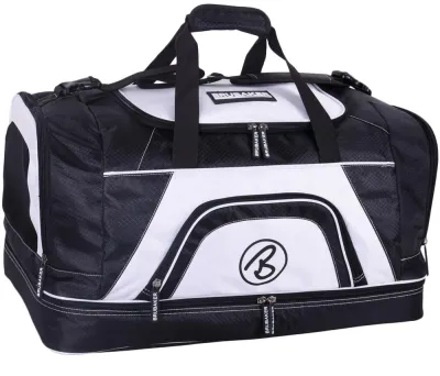 X2 Спортивная сумка Brubaker Big Base 90 л черно-белая, 90 l, Чёрный