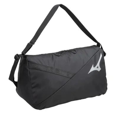 Сумка спортивная Mizuno Waso Holdall 27 л, чёрный, 27 L, Чёрный