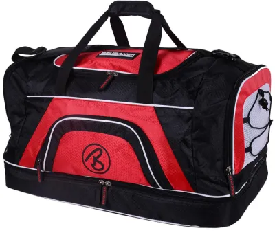 X2 Спортивная сумка BRUBAKER Medium Base 52 л с отделением для мокрых вещей, 52L, Чёрный