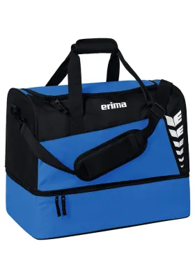Спортивная сумка с нижним отделением Erima Six Wings, królewski niebieski, чёрный, 35 l, Królewski niebieski