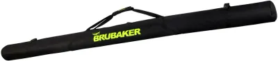 X2 Чехол для беговых лыж BRUBAKER XC Touring 195 см, чёрный с неоново-жёлтым