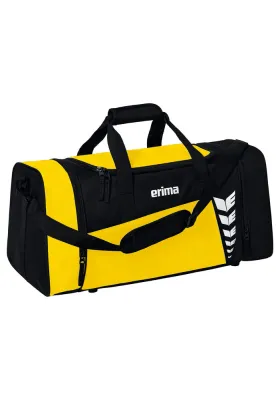 Спортивная сумка Erima Six Wings, жёлтый, чёрный, 28 l, Жёлтый