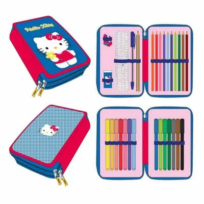 Пенал Hello Kitty синий