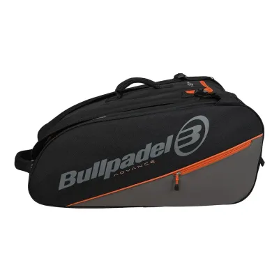 Сумка для падел-ракеток Bullpadel Advance чёрно-оранжевая, унисекс, BPP26014