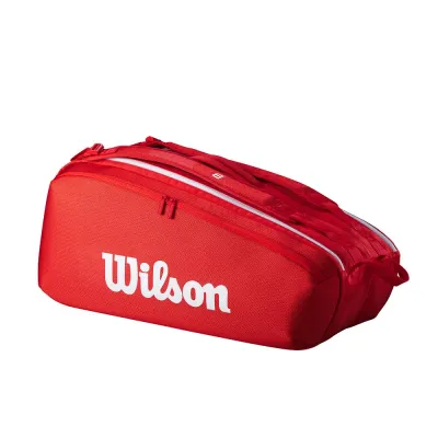 Теннисная сумка Wilson Super Tour x9 2025, красная