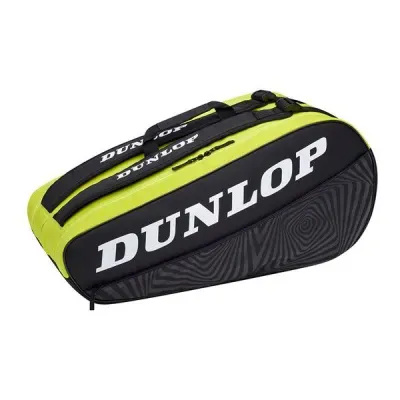 Теннисная сумка Dunlop SX Club 10 RKT 2022, черно-желтая
