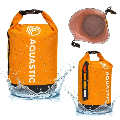 Гермомешок AQUASTIC Dry Bag 20 л, нейлон и TPU